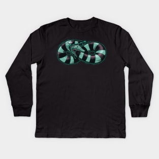 Infinity Worm Kids Long Sleeve T-Shirt